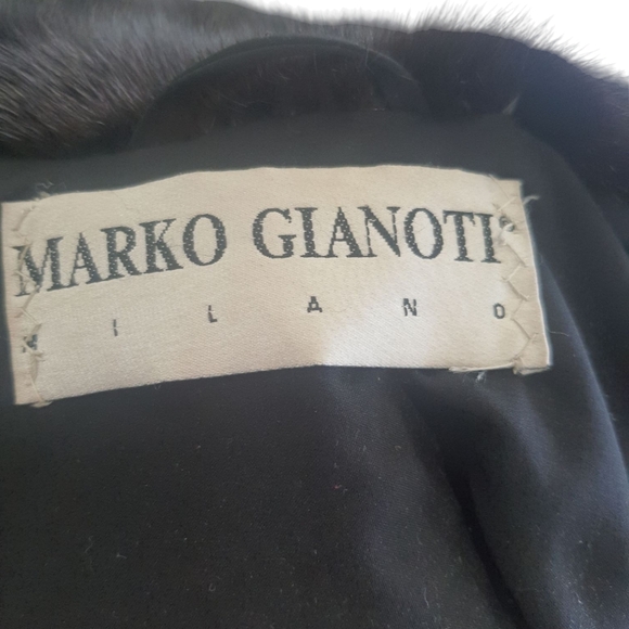 Genuine Mink Coat, Made in Italy Milano, Designed by Marko Gianote. - Picture 3 of 11